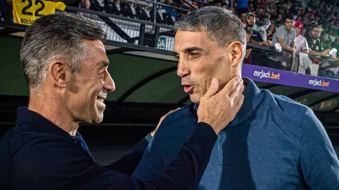 Pedro Caixinha (à esquerda) é muito bem avaliado pelo Cruzeiro internamente