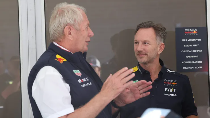 Marko e Horner no GP de Austin