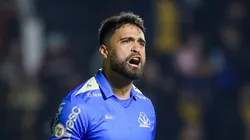 Gustavo durante partida do Tricolor Carvoeiro no torneio. Foto: Leonardo Hubbe/AGIF