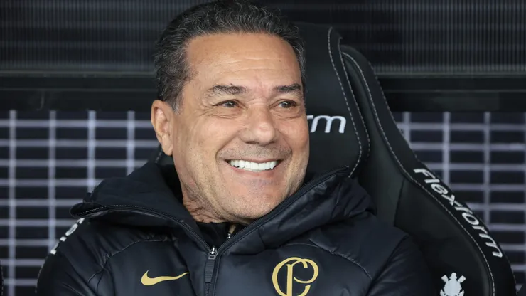 Vanderlei Luxemburgo, técnico do Corinthians, durante partida pelo Brasileirão Série A