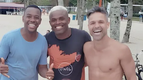 Diego Ribas e Robinho - Foto: Divulgação/Arquivo pessoal