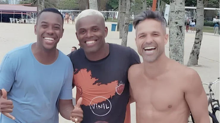 Diego Ribas e Robinho - Foto: Divulgação/Arquivo pessoal