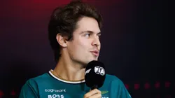 Felipe Drugovich em entrevista no Autódromo Hermanos Rodríguez