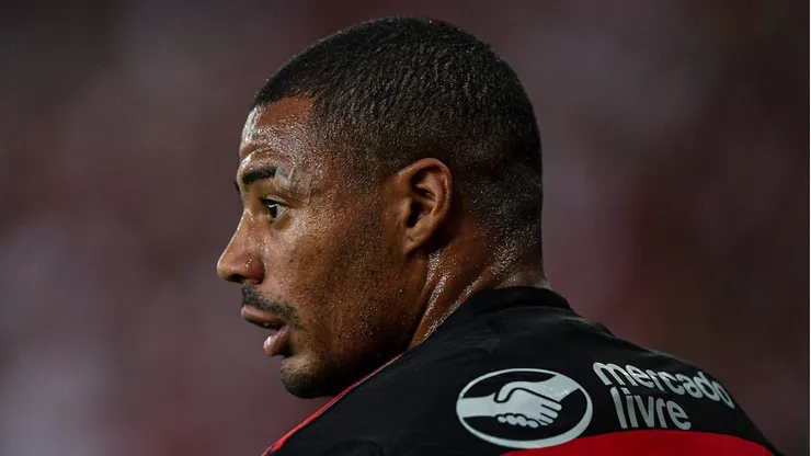 De la Cruz no Flamengo. Foto: Thiago Ribeiro/AGIF