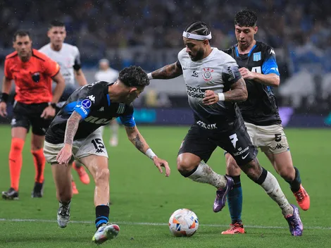 Corinthians e Racing empatam em noite de chuva e golaços