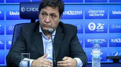RS - PORTO ALEGRE - 29/06/2023 - GREMIO, COLETIVA DO PRESIDENTE ALBERTO GUERRA - Alberto Guerra presidente do Gremio durante em coletiva de imprensa realizada no CT Luiz Carvalho. Foto: Maxi Franzoi/AGIF