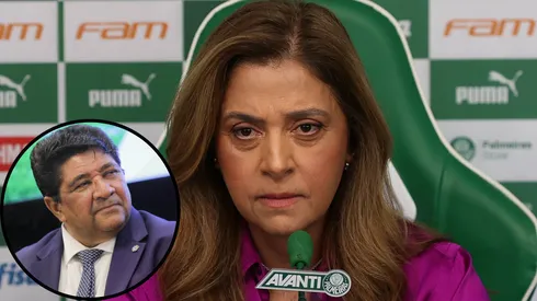 Leila Pereira deve ir à CBF para mudança de data de Palmeiras x Botafogo pelo Brasileirão - Fotos: César Greco/Ag. Palmeiras e IMAGO