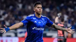 Kaio Jorge comemorando o gol do jogo. Foto: Gustavo Aleixo/Cruzeiro