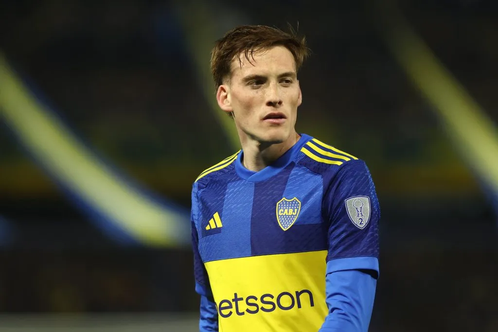 Jabes Saralegui, meia do Boca Jrs, tem interesse do Cruzeiro para 2025 – Foto: IMAGO