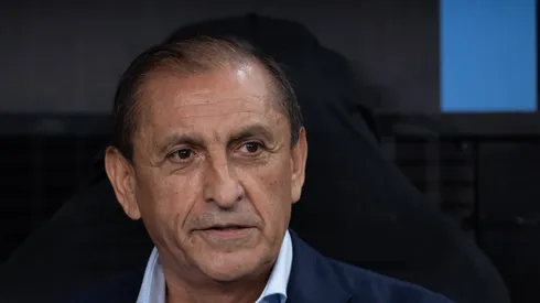 Ramón Díaz durante jogo do Timão na Neo Química Arena.