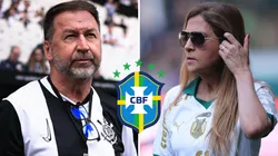 Augusto Melo e Leila Pereira forma informados de decisão da CBF