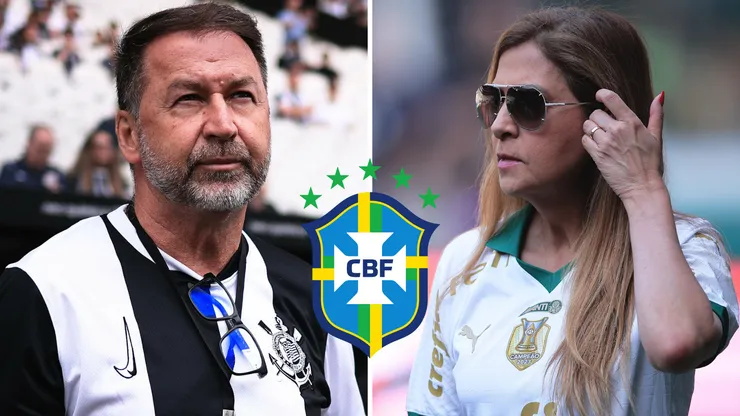 Augusto Melo e Leila Pereira forma informados de decisão da CBF