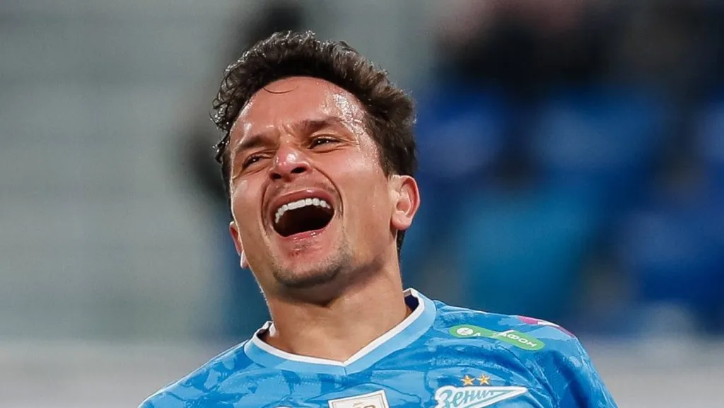 Artur comemorando gol pelo Zenit - Foto: IMAGO