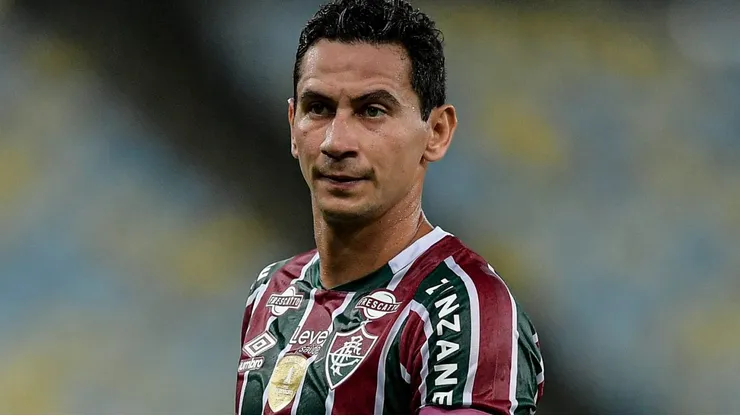 Paulo Henrique Ganso durante partida entre Fluminense e Athletico-PR, pelo Campeonato Brasileiro, no Maracanã.