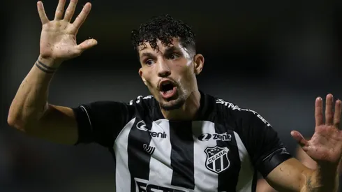 Rafael Ramos durante partida entre CRB X Ceará, no Estádio Rei Pelé, pela Copa do Brasil.