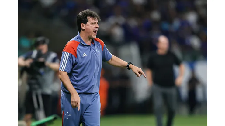 Fernando Diniz, tecnico do Cruzeiro durante partida contra o Bahia no estadio Mineirao pelo campeonato Brasileiro A 2024