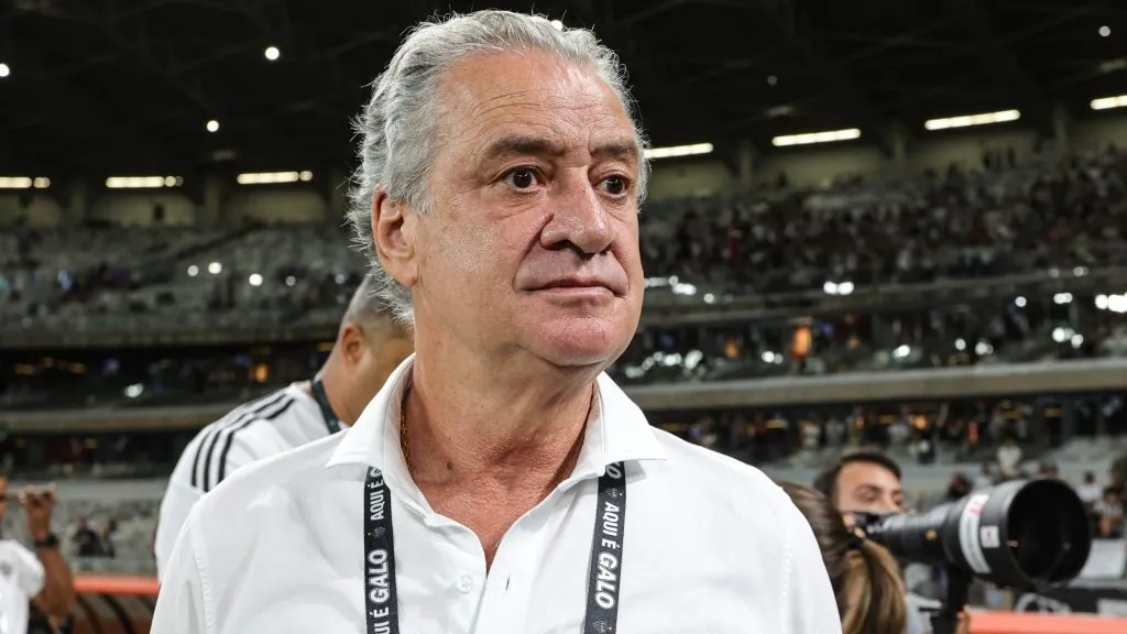 Sérgio Coelho, presidente do Atlético-MG. O dirigente solrou farpas sobre o Mengão – 2023. Foto: Gilson Lobo/AGIF