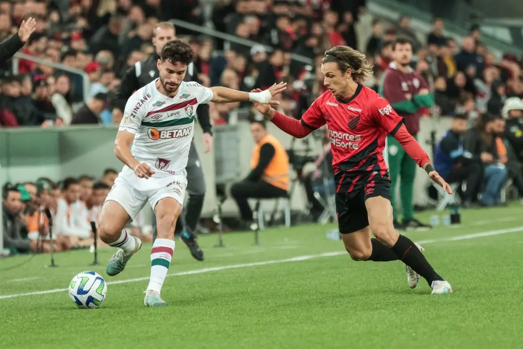 Canobbio em ação contra o Fluminense. Foto: Robson Mafra/AGIF