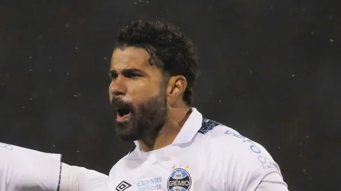 Diego Costa durante jogo do Imortal pela Libertadores em 2024.