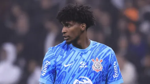 SP - SAO PAULO - 16/07/2024 - BRASILEIRO A 2024, CORINTHIANS X CRICIUMA - hugo souza goleiro do Corinthians durante partida contra o Criciuma no estadio Arena Corinthians pelo campeonato Brasileiro A 2024. Foto: Marcello Zambrana/AGIF