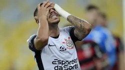 Matheuzinho jogador do Corinthians lamenta durante partida contra o Flamengo no Estádio Maracanã pela Copa Do Brasil 2024. Foto: Alexandre Loureiro/AGIF
