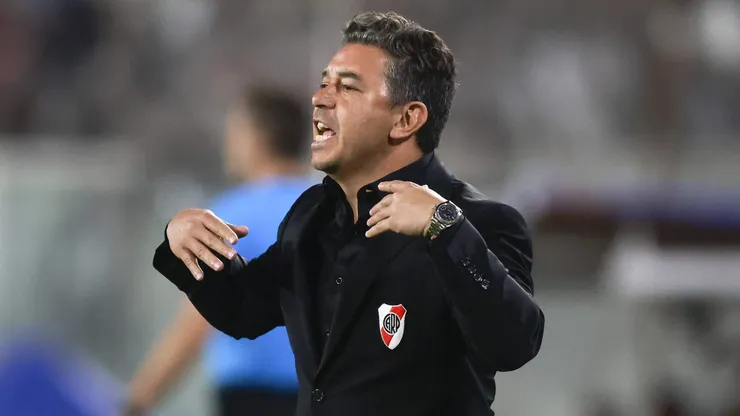 Marcelo Gallardo em partida sob comando do River Plate. Foto: Felipe Zanca/Photosport Footbal