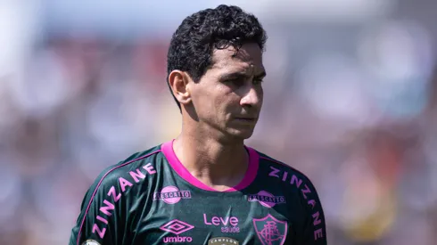 Ganso, meia do Fluminense, durante partida contra o Bragantino no estádio Nabi Abi Chedid pelo campeonato Brasileiro A 2024. Foto: Fabio Moreira Pinto/AGIF