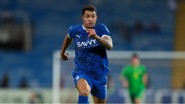 Marcos Leonardo durante partida do Al-Hilal. Foto: Yasser Bakhsh/Getty Images