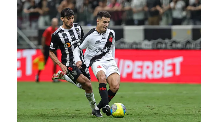 Philippe Coutinho jogador do Vasco durante partida contra o Atletico-MG . Foto: Gilson Lobo/AGIF