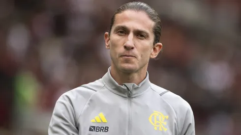 Filipe Luís, técnico do Flamengo. O Tricolor Carioca 'batizou' o novato treinador com sua primeira derrota