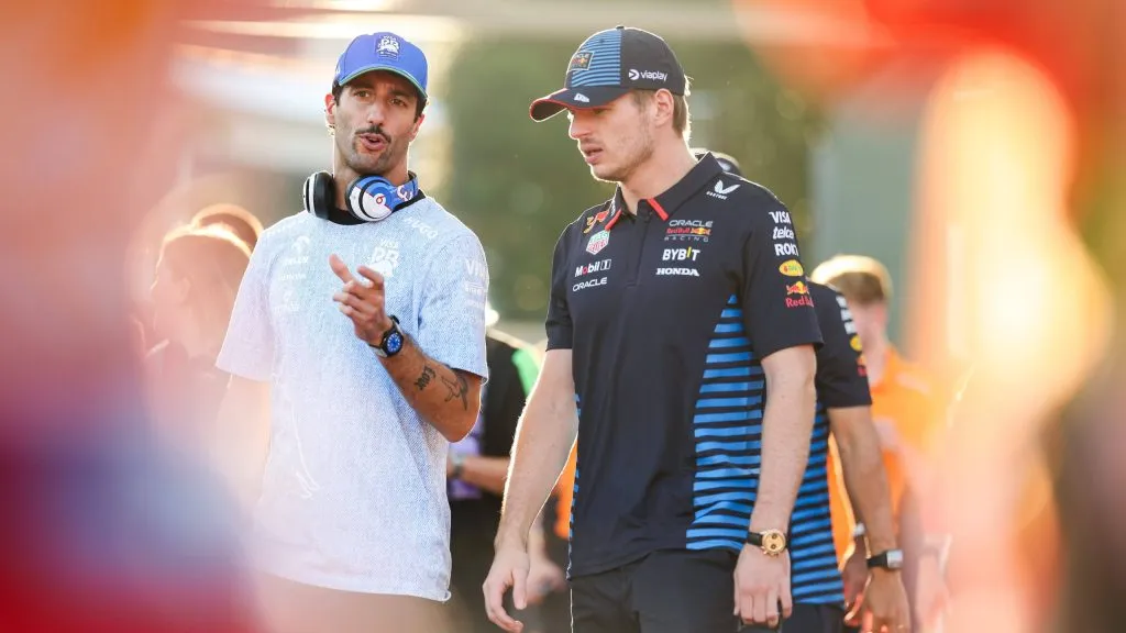 Daniel Ricciardo e Verstappen no GP de Singapura (IMAGO / PanoramiC)