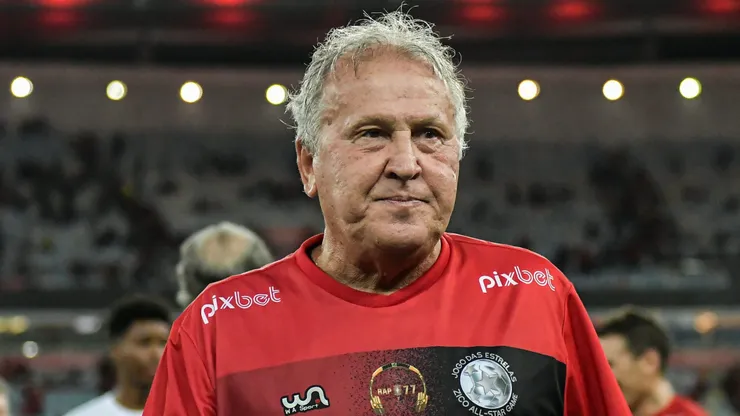 Zico, ídolo do Flamengo. Foto: Thiago Ribeiro/AGIF