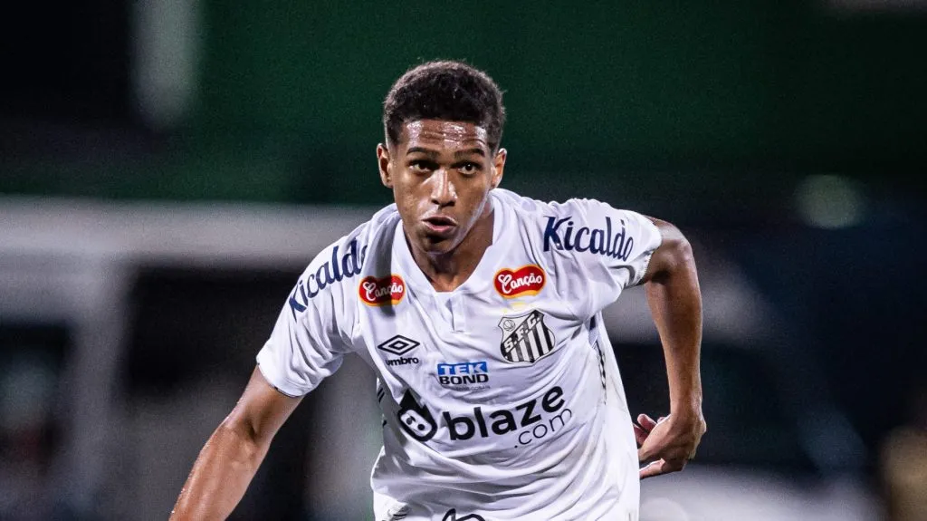 Souza durante partida do Peixão na Série B. Foto: Raul Baretta/ Santos FC.