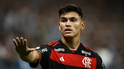 Alcaraz durante duelo válido pelo Brasileirão. Foto: Pedro H. Tesch/Getty Images