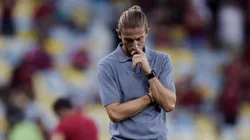 Treinador teve a primeira derrota pelo Flamengo.