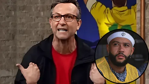 Neto não aliviou nem para Memphis Depay com reserva de Romero no Timão – Fotos: Reprodução/Band e Ettore Chiereguini/AGIF