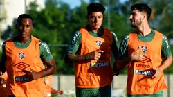 Martinelli (à direita) foi aprovado por Abel Ferreira no Palmeiras - Foto: Mailson Santana/FFC