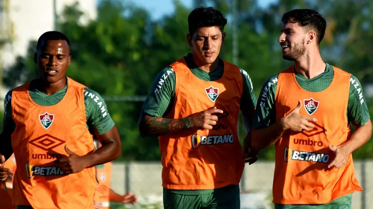 Martinelli (à direita) foi aprovado por Abel Ferreira no Palmeiras - Foto: Mailson Santana/FFC