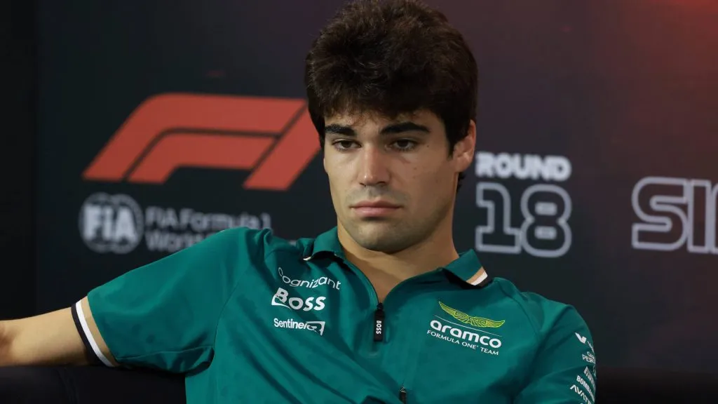 Lance Stroll no GP de Singapura (IMAGO / Jan Huebner)