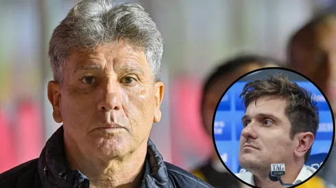 Antônio Brum descartou multar Renato por folga na última segunda-feira - Fotos: IMAGO e Lucas Uebel/GFPA