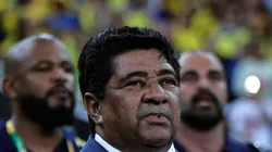Ednaldo Rodrigues, presidente da CBF, durante jogo da Seleção pelas Eliminatórias.