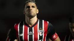 Calleri jogador do São Paulo durante partida contra o Vasco no Estádio São Januário pelo Campeonato Brasileiro A 2024. Foto: Jorge Rodrigues/AGIF