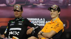 Lando Norris e Oscar Piastri no GP de Singapura