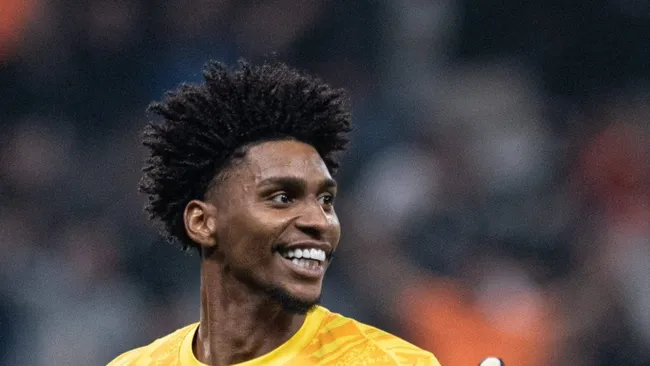 Foto: Ronaldo Barreto/Thenews2/imago images – H. Souza comemora na partida entre Corinthians e Red Bull Bragantino, válida pelo jogo de volta das oitavas de final da Copa Sul-Americana.