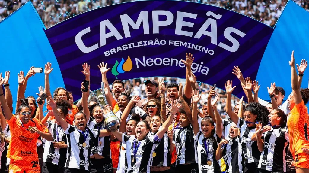 Corinthians na final do Brasileirão 2024. Foto: Marcello Zambrana/AGIF