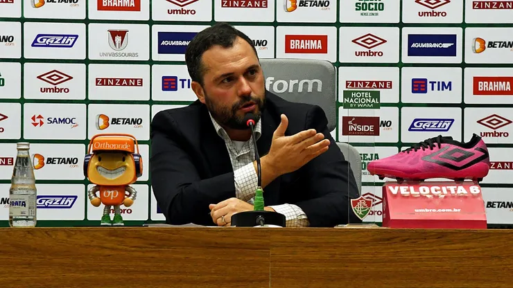 Mário Bittencourt detalhou a situação de Mano Menezes - FOTO DE MAILSON SANTANA/FLUMINENSE FC