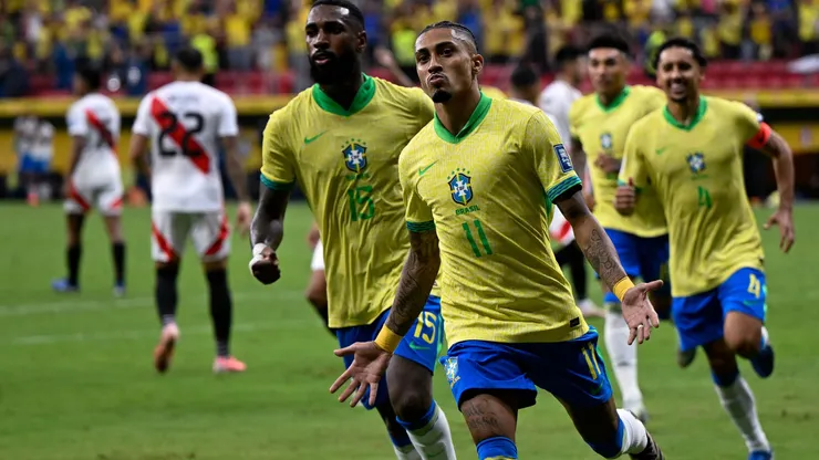 Brasil 4 x 0 Peru pelas Eliminatórias da Copa Do Mundo de 2026. Foto: Mateus Bonomi/AGIF