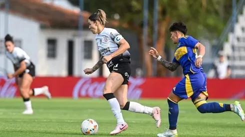 Gabi Zanotti, jogadora do Corinthians marcou sobre o Boca Juniors e garantiu a vaga na final da Libertadores Feminina