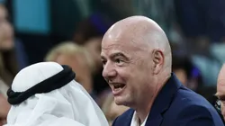 Gianni Infantino durante os Jogos Olímpicos em Paris.
