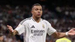 Kyllian Mbappe pelo Real Madrid em partida da La Liga diante do Villarreal. (Photo by Gonzalo Arroyo Moreno/Getty Images)